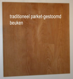 Traditioneel parket gestoomd beuken